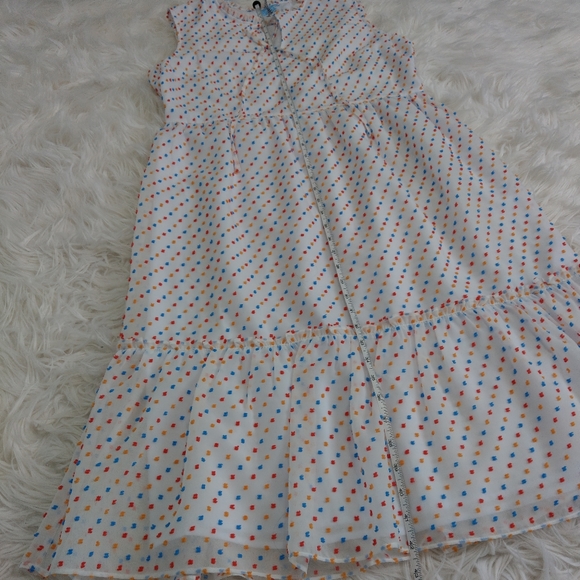 NWT New Draper James Swiss Dot Tiered Retro PRIDE Dress 14 - Picture 9 of 11